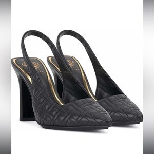 Vince Camuto Baneet Quilted Black Pump